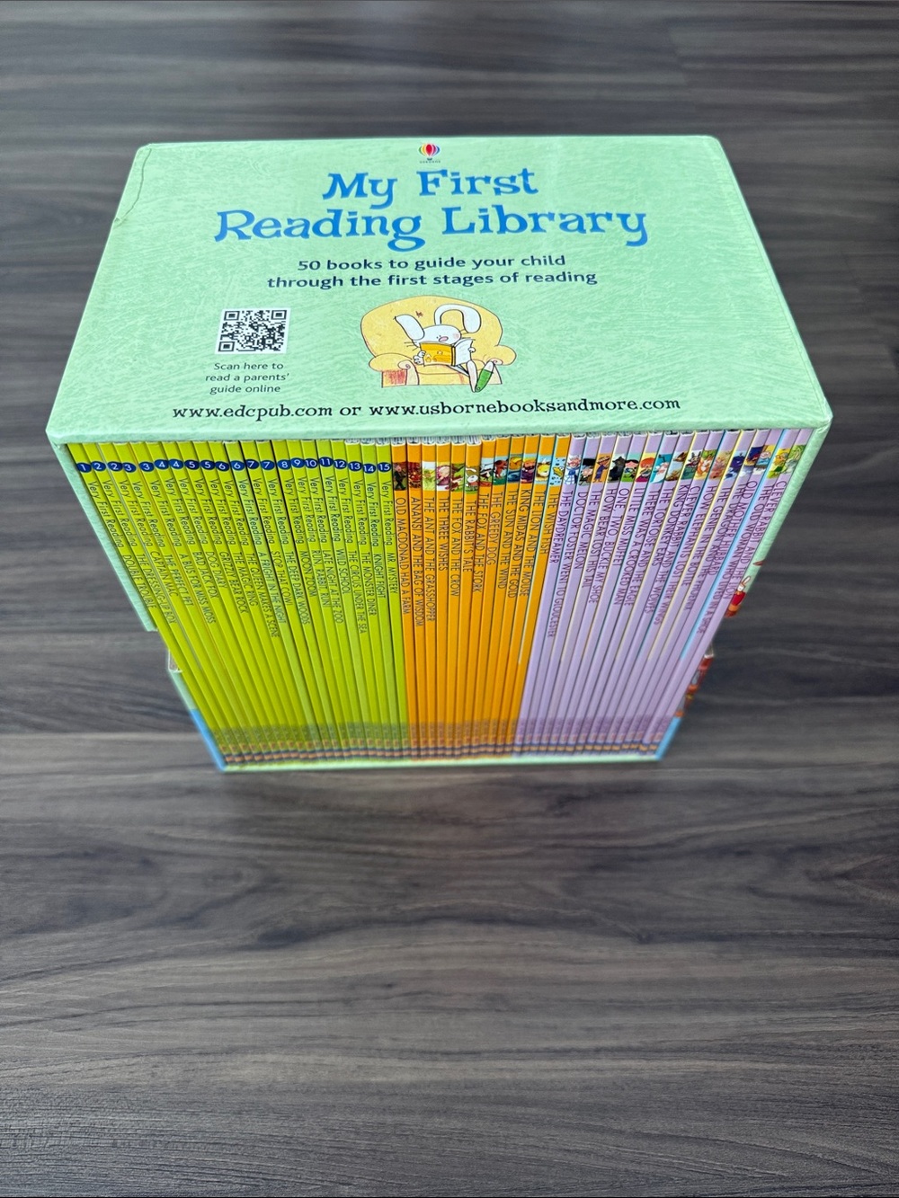 Like New Set of Usborne My First Reading Library - Green Boxed Set
